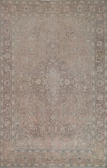Medallion Handmade Wool Pink Area Rug Vintage Traditional Room Size Carpet 7×9
