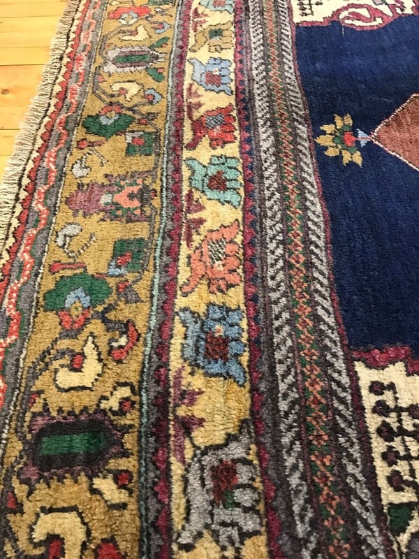 Antique 1900-1939s Exclusive Turkish Wool Pile Tribal Rug Turkey 5’6”x 9’7” gallery