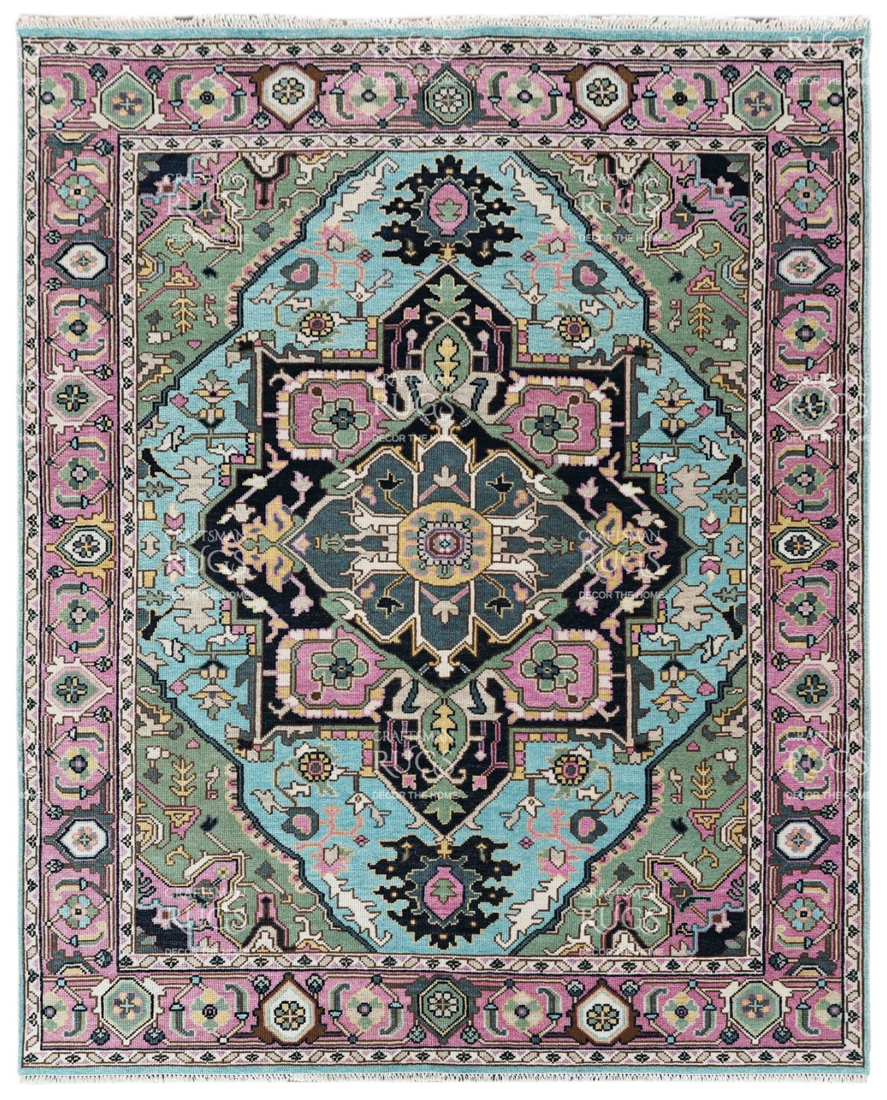 8x10 Hand made Traditional Living Area Rugs, Contemporary Floor Carpet gallery