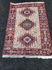 Caucasian Soumak Rug Handmade Vintage 40”x 59” Silk , Cotton Foundation gallery