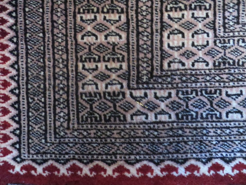 Stunning Vintage Bokhara Hand Knotted 250+ KPSI (Fine) Wool Rug 5' x 8' SALE gallery
