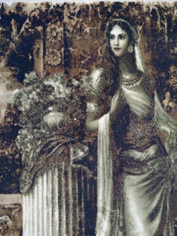 GENUINE TABRIZZ PICTORIAL TABLEAU RUG gallery