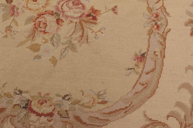 Vintage Hand Woven Area Rug 4'0" x 4'0" Traditional Wool Oriental Carpet gallery