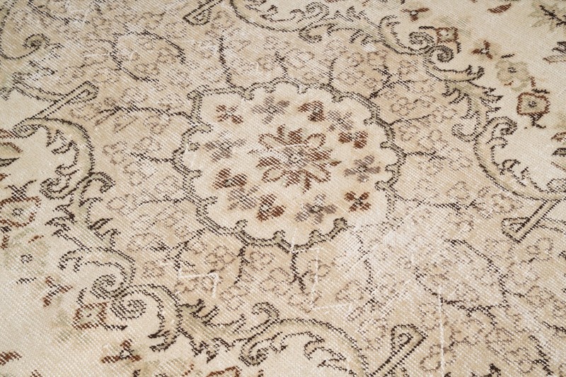 Oversize Vintage Area Rugs, 6x10 Rug, Turkish Oushak Rug Carpet Handmade Rug 613 gallery