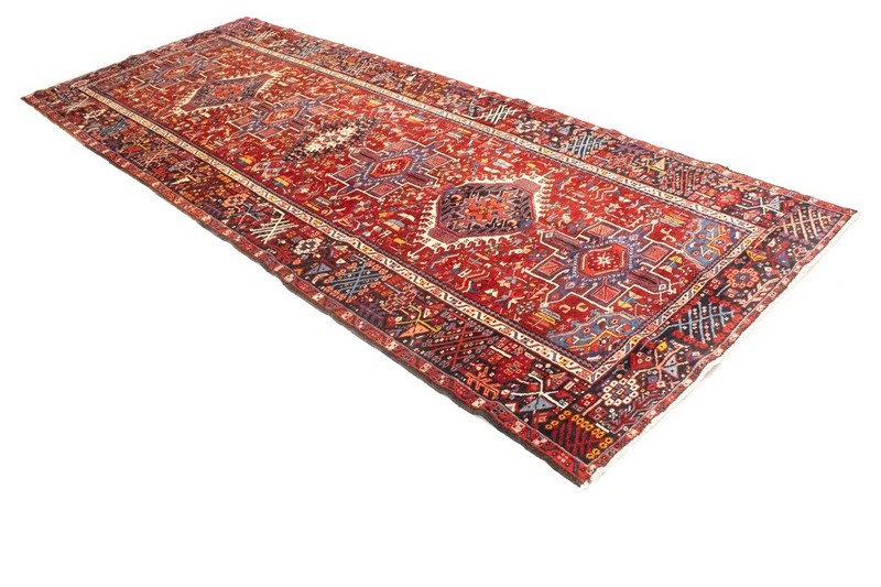 5'0 X 12'10 ft Vintage Geometric Tribal Wide Runner Rug Hallway Decor Carpet gallery
