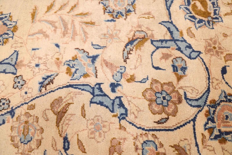Vintage Traditional Hand-Knotted Area Rug 6'11" x 11'3" Oriental Wool Carpet gallery