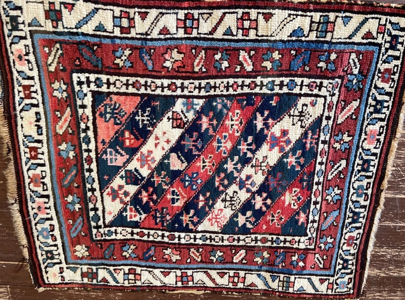 Antique Oushak Yastik Anatolian Rug, The 22" x 26" . #17556 gallery