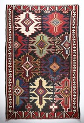Antique Colorful Handwoven Caucasian Kuba Shirvan Kilim Rug – 6′ 1” X 10′ 7”