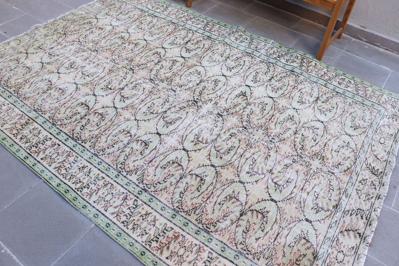 Kitchen Rug, Oushak Rugs, 5.9x8.5 ft Large Rug, Turkish Rug, Vintage Rug gallery