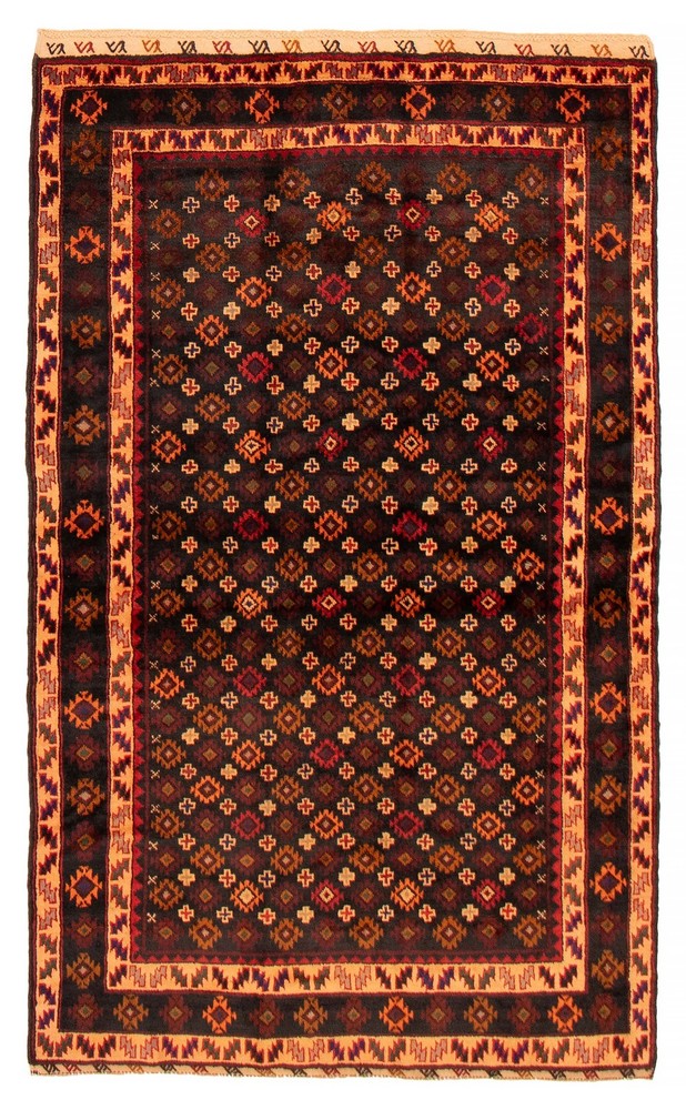 Traditional Vintage Hand-Knotted Area Rug 4'5" x 7'5" Oriental Wool Carpet