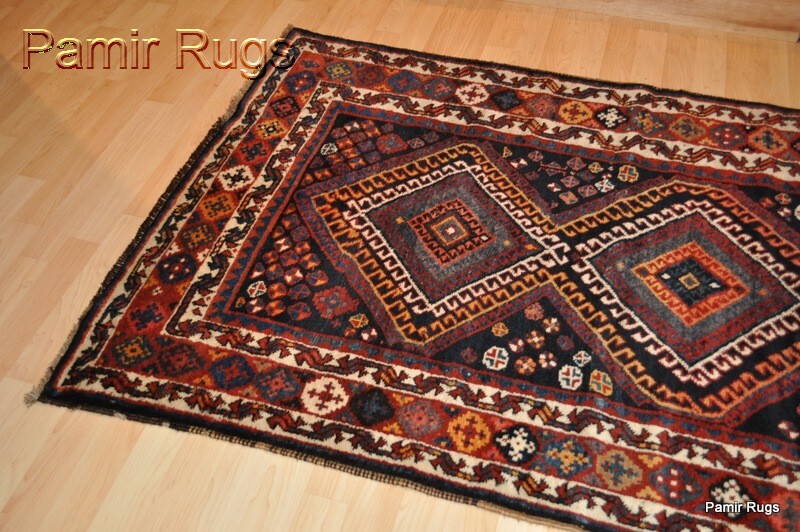 4'x8' Antique Kurdish Caucasian Lori Design circa 1890's tribal matches Heriz gallery