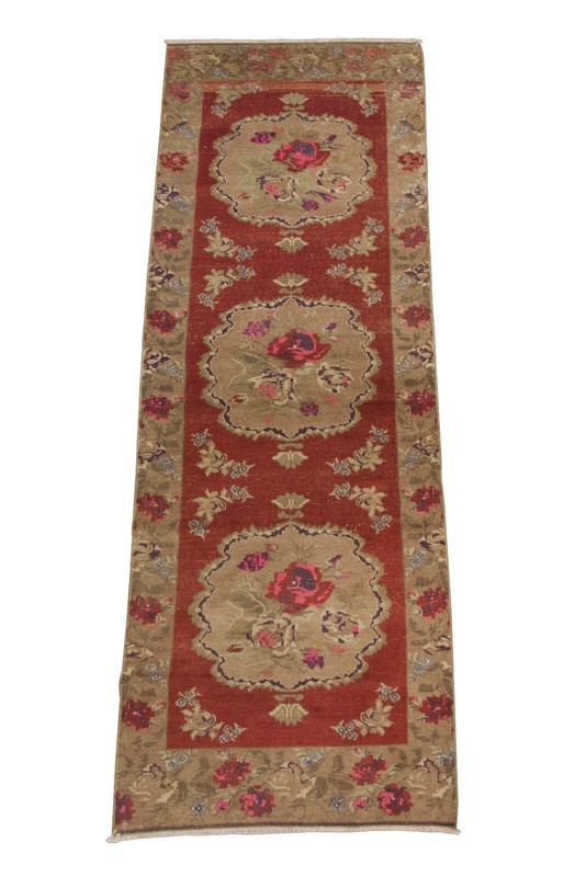 Runner Rug,Turkish Runner,Vintage Runner,Oushak Rug,Floor Rug,3'6 X 11'4 feet gallery