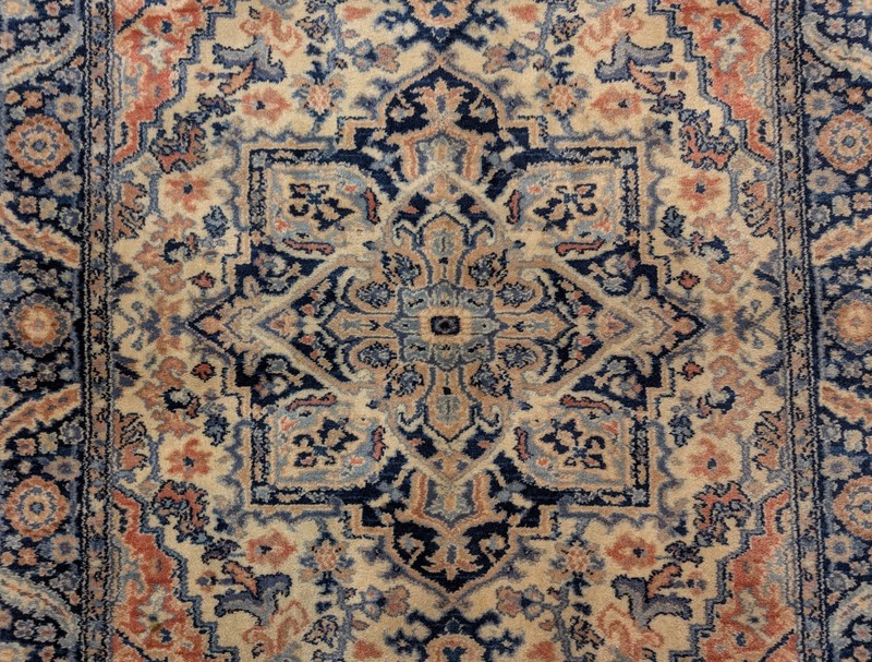 4x6 Karastan Blue Heriz Rug #748 gallery