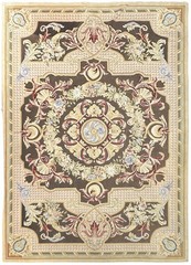 6×9 Vintage French Empire Tapestry Needlepoint Fine Rug 185cm x 282cm