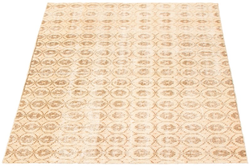 Vintage 4'5" x 6'1" Traditional Hand Knotted Vegetable Dye Wool Area Rug gallery