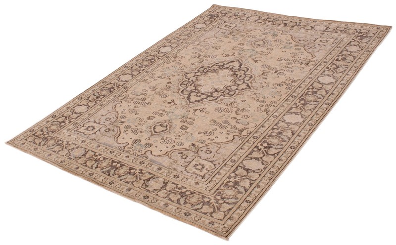 Vintage Traditional Hand-Knotted Area Rug 6'10" x 9'3" Oriental Wool Carpet gallery