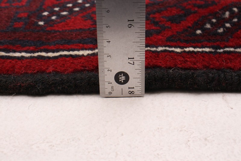 Vintage Geometric Area Rug 3'2" x 5'7" Traditional Hand-Knotted Wool Carpet gallery