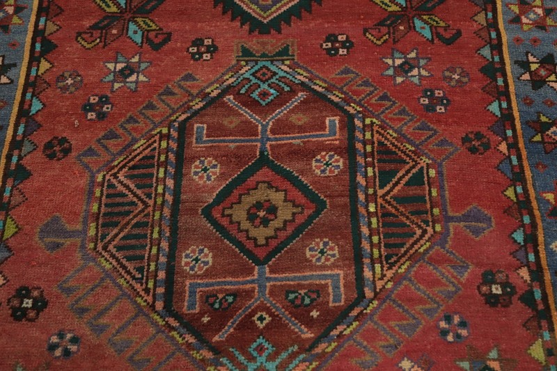 Vegetable Dye Traditional 12' Runner Rug Hand-knotted 4x12 gallery