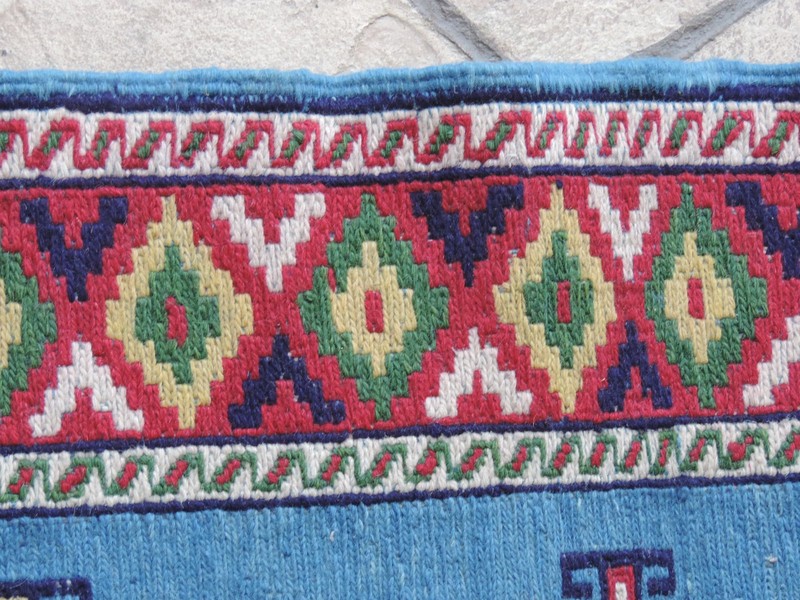 4x6ft. Handloomed Turkish Shirvan Kilim Wool Rug gallery