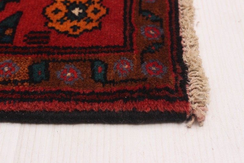 Vintage Hand-Knotted Area Rug 4'11" x 10'8" Traditional Oriental Wool Carpet gallery