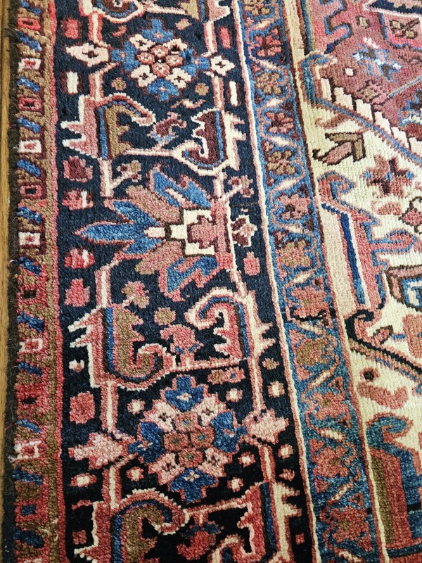 7.10 x 11.2 ANTIQUE FINE SERAPI HERIZ RUG VINTAGE OUSHAK KAZAK CAUCASIAN KULA gallery