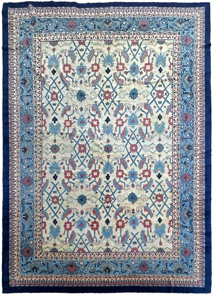 9X12 Rare Antique Chinese Peking Rug Art Deco 274cm x 353cm C.1890