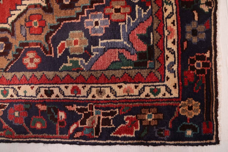 3'5" x 9'6" Vintage Hand-knotted Runner Rug Traditional Oriental Wool Carpet gallery