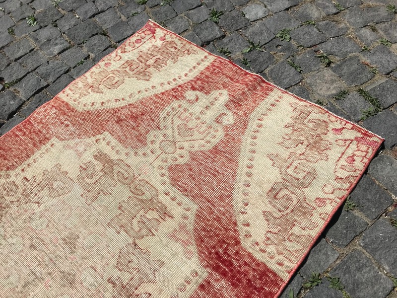 Handmade Rug Turkish Area Rug Vintage Rug Oushak Rug Antique Rug Bohemian Rug gallery