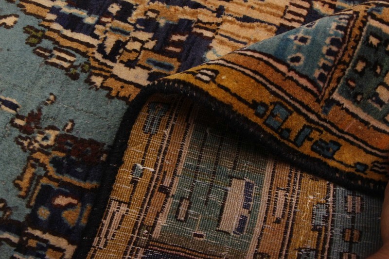 Vintage 3'5" x 5'6" Traditional Hand Knotted Vegetable Dye Wool Area Rug gallery