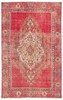 Vintage Hand-Knotted Area Rug 6'6" x 10'4" Traditional Oriental Wool Carpet gallery