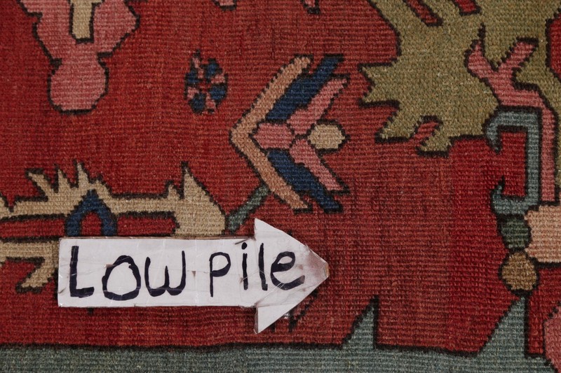 Pre-1900 Vegetable Dye Heriz Serapi Palace Size Handmade Antique Rug 12x16 gallery