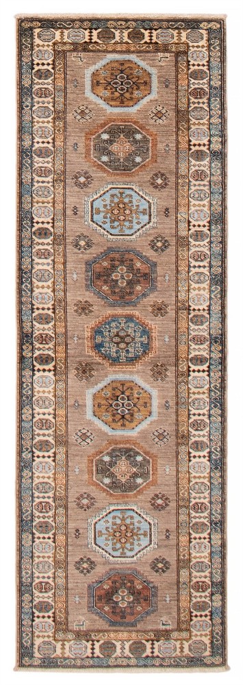 2'8" x 8'3" Vintage Hand-knotted Runner Rug Traditional Oriental Wool Carpet