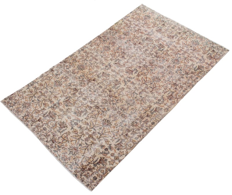 Vintage 4'10" x 8'0" Traditional Hand Knotted Vegetable Dye Wool Area Rug gallery