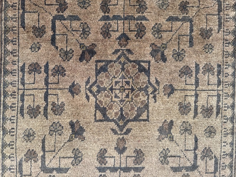 3'4" x 5'2" Vintage Afghan Hand-Knotted Soft Wool Rug Tribal Area Bedroom Carpet gallery