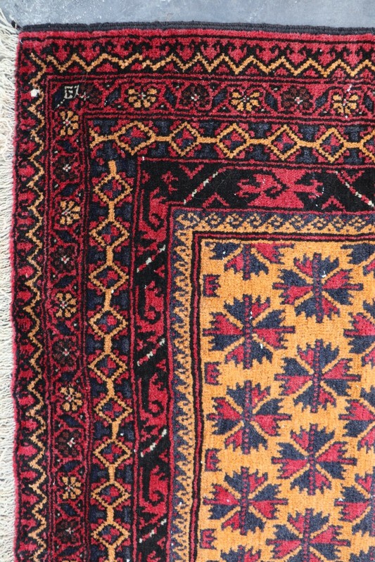 Antique Afghan Handmade Baluchi Sistan Rug 6'4 x 3'11 ft gallery