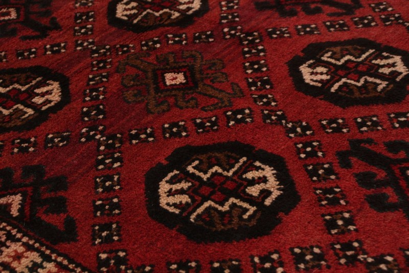 Vintage Hand-Knotted Area Rug 4'5" x 9'4" Traditional Oriental Wool Carpet gallery