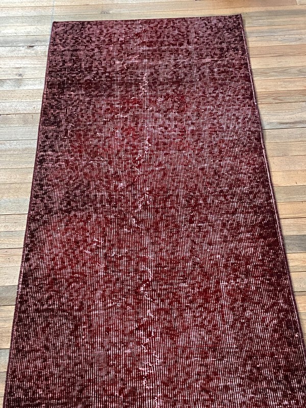 Vintage Runner Rug, 2.3x7.4 ft Runner Rug, 2x7 ft Burgundy Runner Rug, Decor Rug gallery
