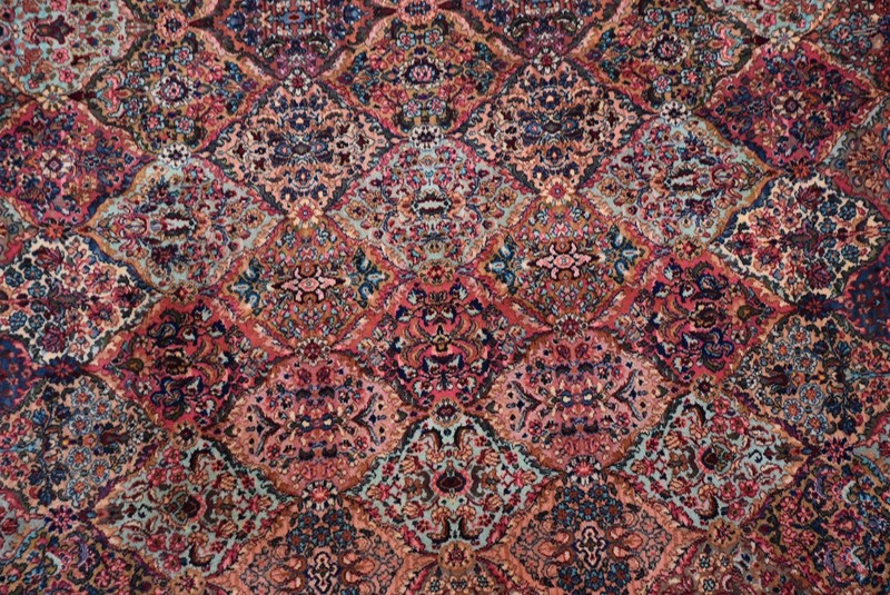 Vintage KARASTAN RUG 700 Series 717 Multi Color Panel Kirman 10x14 Nice gallery