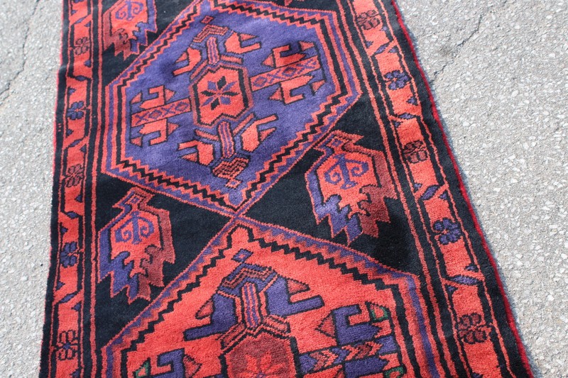Tribal Vintage Colorful Afghan 2' 10" x 6' 12" Pink Handmade Area Rug gallery