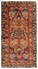 Traditional Vintage Hand-Knotted Oriental Carpet 3’2″ x 6’0″ Wool Area Rug
