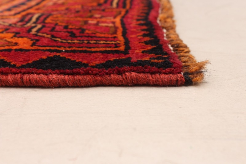 Vintage Hand-Knotted Area Rug 4'11" x 10'6" Traditional Oriental Wool Carpet gallery