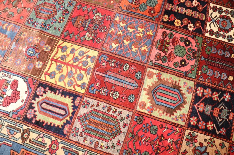 Antique Garden Bakhtiar Rug 10'8''x13'6'' gallery