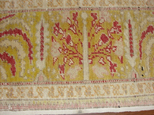 Antique Turkish Oushak Rug, 4' x 5'4" #15498 gallery