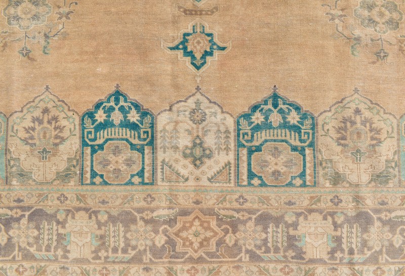 Turkish Rug 115''x143'' Vintage Light Muted Color Rug Oushak Rug 295x365cm 9x11 gallery