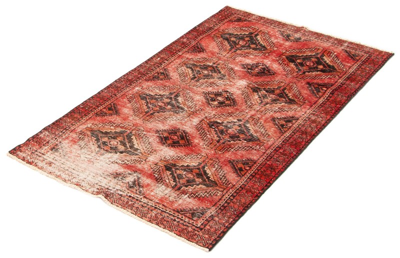 Traditional Vintage Hand-Knotted Area Rug 3'8" x 6'3" Oriental Wool Carpet gallery