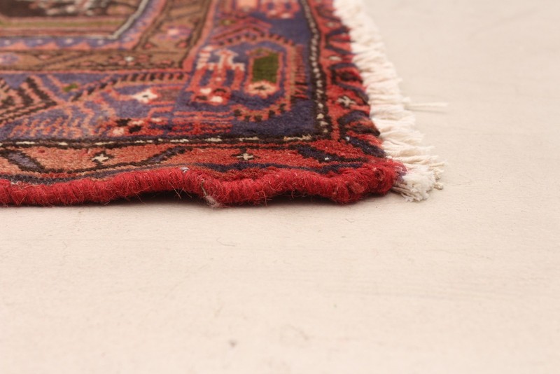 Vintage Hand-Knotted Area Rug 4'7" x 7'1" Traditional Oriental Wool Carpet gallery