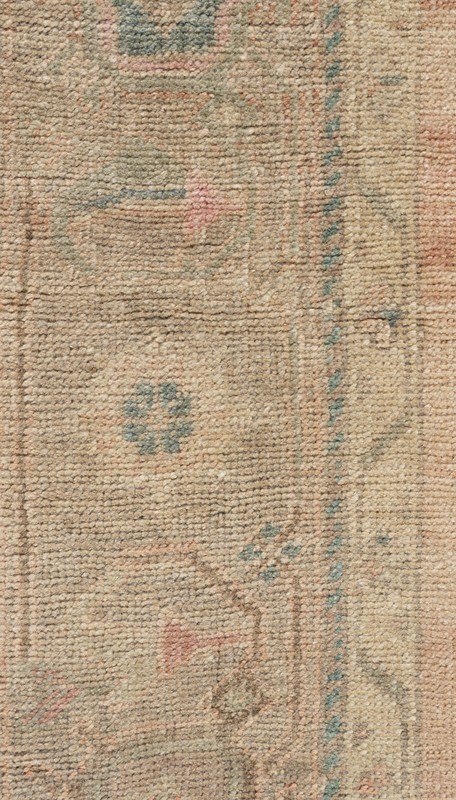 Vintage Turkish Oushak Runner Rug 5'3 X 10'11 E25089 gallery