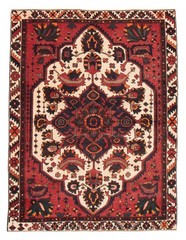 Vintage 5’2″ x 6’9″ Traditional Hand Knotted Vegetable Dye Wool Area Rug