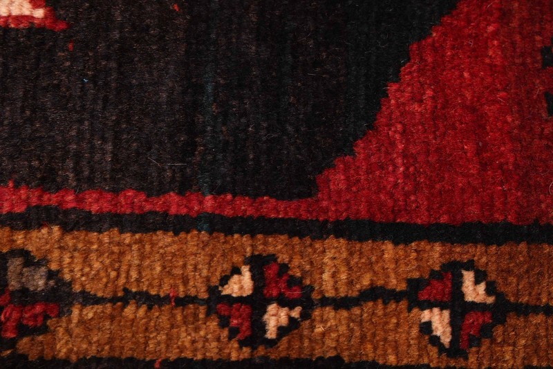 Vintage Hand-knotted Runner Rug 3'3" x 13'0" Traditional Oriental Wool Carpet gallery