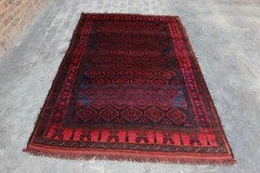 Afghan Handmade Tribal Taimani Rug 8’2 x 5’3 Ft